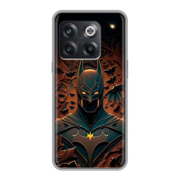 Силиконовый чехол на OnePlus 10T с принтом Batman Бэтмен Силиконовый чехол на OnePlus 10T с принтом Batman Бэтмен