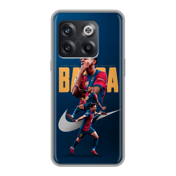 Силиконовый чехол на OnePlus 10T с принтом Барселона Barca Yamal Силиконовый чехол на OnePlus 10T с принтом Барселона Barca Yamal