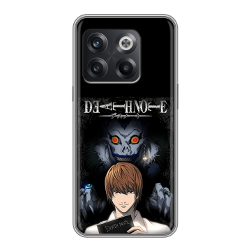 Силиконовый чехол на OnePlus 10T с принтом Death note Тетрадь смерти Силиконовый чехол на OnePlus 10T с принтом Death note Тетрадь смерти