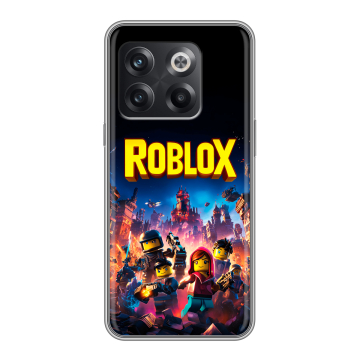 Силиконовый чехол на OnePlus 10T с принтом Roblox Роблокс Силиконовый чехол на OnePlus 10T с принтом Roblox Роблокс