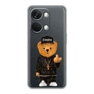 Силиконовый чехол на OnePlus Ace 2V с принтом Мишка Силиконовый чехол на OnePlus Ace 2V с принтом Мишка