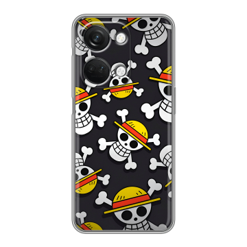 Силиконовый чехол на OnePlus Ace 2V с принтом One Piece Ван Пис