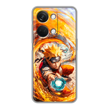 Силиконовый чехол на OnePlus Ace 2V с принтом Аниме Наруто Naruto