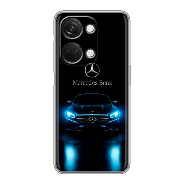 Силиконовый чехол на OnePlus Ace 2V с принтом Mercedes Мерседес Силиконовый чехол на OnePlus Ace 2V с принтом Mercedes Мерседес