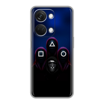 Силиконовый чехол на OnePlus Ace 2V с принтом Игра Кальмара