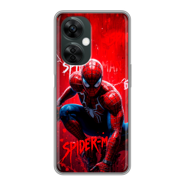 Силиконовый чехол на OnePlus Nord CE 3 Lite 5G с принтом Spiderman Человек паук Силиконовый чехол на OnePlus Nord CE 3 Lite 5G с принтом Spiderman Человек паук