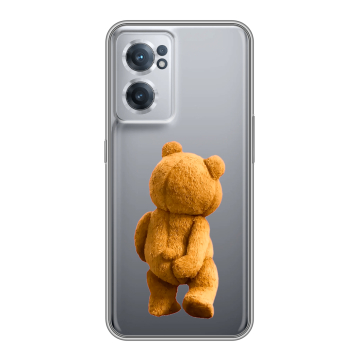Силиконовый чехол на OnePlus Nord CE 2 5G с принтом Медведь Силиконовый чехол на OnePlus Nord CE 2 5G с принтом Медведь