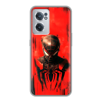Силиконовый чехол на OnePlus Nord CE 2 5G с принтом человек паук spiderman Силиконовый чехол на OnePlus Nord CE 2 5G с принтом человек паук spiderman