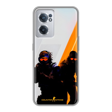Силиконовый чехол на OnePlus Nord CE 2 5G с принтом Контер страйк Counter strike Силиконовый чехол на OnePlus Nord CE 2 5G с принтом Контер страйк Counter strike