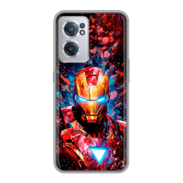 Силиконовый чехол на OnePlus Nord CE 2 5G с принтом Железный человек Ironman Силиконовый чехол на OnePlus Nord CE 2 5G с принтом Железный человек Ironman