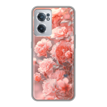 Силиконовый чехол на OnePlus Nord CE 2 5G с принтом Розы цветы Силиконовый чехол на OnePlus Nord CE 2 5G с принтом Розы цветы