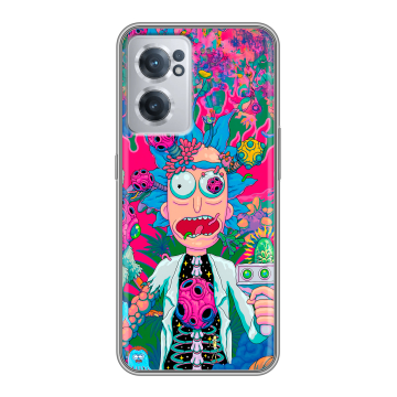 Силиконовый чехол на OnePlus Nord CE 2 5G с принтом Рик и Морти Rick Morty Силиконовый чехол на OnePlus Nord CE 2 5G с принтом Рик и Морти Rick Morty