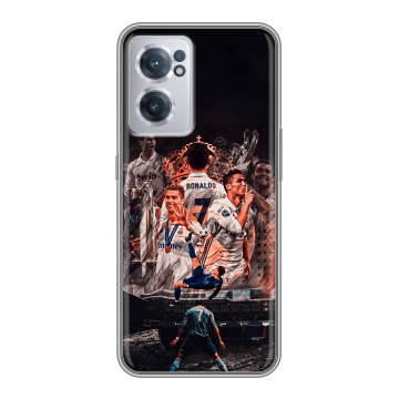 Силиконовый чехол на OnePlus Nord CE 2 5G с принтом Реал Роналдо Real Ronaldo Силиконовый чехол на OnePlus Nord CE 2 5G с принтом Реал Роналдо Real Ronaldo