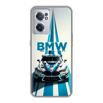 Силиконовый чехол на OnePlus Nord CE 2 5G с принтом БМВ BMW Силиконовый чехол на OnePlus Nord CE 2 5G с принтом БМВ BMW