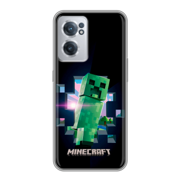 Силиконовый чехол на OnePlus Nord CE 2 5G с принтом Майнкрафт Minecraft Силиконовый чехол на OnePlus Nord CE 2 5G с принтом Майнкрафт Minecraft