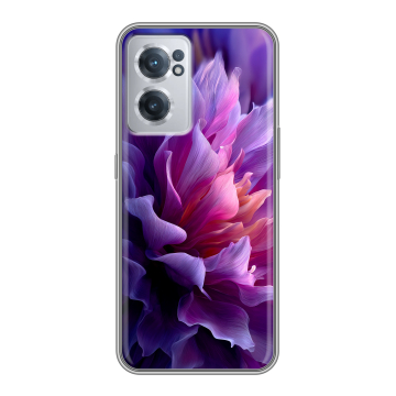 Силиконовый чехол на OnePlus Nord CE 2 5G с принтом женский цветы Силиконовый чехол на OnePlus Nord CE 2 5G с принтом женский цветы