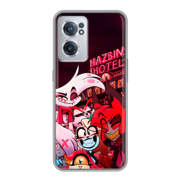Силиконовый чехол на OnePlus Nord CE 2 5G с принтом Hazbin Hotel Отель Хазбин Силиконовый чехол на OnePlus Nord CE 2 5G с принтом Hazbin Hotel Отель Хазбин