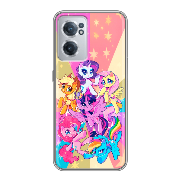 Силиконовый чехол на OnePlus Nord CE 2 5G с принтом My little pony Дружба чудо Силиконовый чехол на OnePlus Nord CE 2 5G с принтом My little pony Дружба чудо