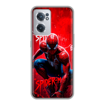 Силиконовый чехол на OnePlus Nord CE 2 5G с принтом Spiderman Человек паук Силиконовый чехол на OnePlus Nord CE 2 5G с принтом Spiderman Человек паук