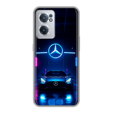 Силиконовый чехол на OnePlus Nord CE 2 5G с принтом Mercedes Мерседес Силиконовый чехол на OnePlus Nord CE 2 5G с принтом Mercedes Мерседес