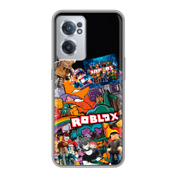 Силиконовый чехол на OnePlus Nord CE 2 5G с принтом Roblox Роблокс Силиконовый чехол на OnePlus Nord CE 2 5G с принтом Roblox Роблокс