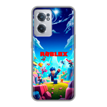 Силиконовый чехол на OnePlus Nord CE 2 5G с принтом Roblox Роблокс Силиконовый чехол на OnePlus Nord CE 2 5G с принтом Roblox Роблокс