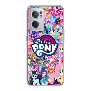 Силиконовый чехол на OnePlus Nord CE 2 5G с принтом My little pony Дружба чудо Силиконовый чехол на OnePlus Nord CE 2 5G с принтом My little pony Дружба чудо