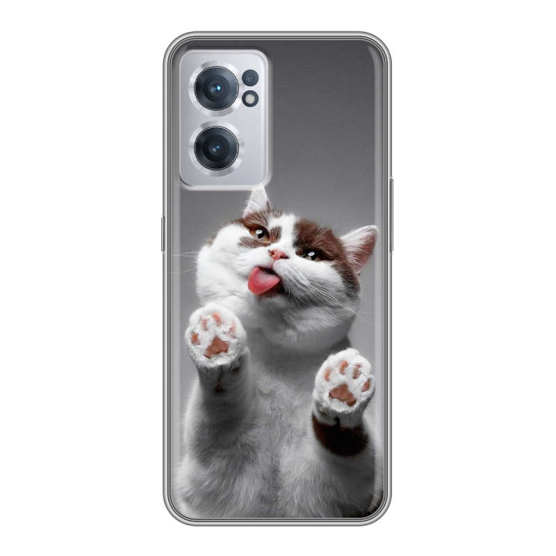 Силиконовый чехол на OnePlus Nord CE 2 5G с принтом Коты Силиконовый чехол на OnePlus Nord CE 2 5G с принтом Коты