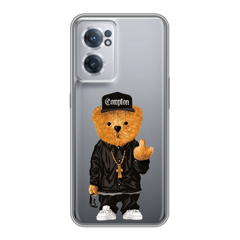Силиконовый чехол на OnePlus Nord CE 2 5G с принтом Плюшевый медведь Силиконовый чехол на OnePlus Nord CE 2 5G с принтом Плюшевый медведь