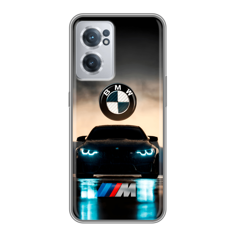 Силиконовый чехол на OnePlus Nord CE 2 5G с принтом БМВ BMW Силиконовый чехол на OnePlus Nord CE 2 5G с принтом БМВ BMW
