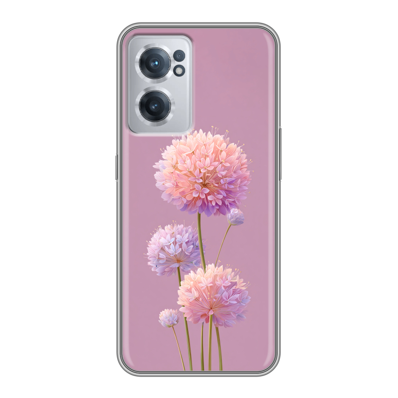 Силиконовый чехол на OnePlus Nord CE 2 5G с принтом Цветы Силиконовый чехол на OnePlus Nord CE 2 5G с принтом Цветы