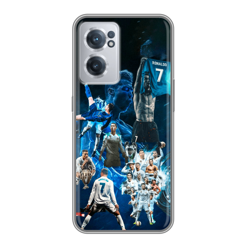 Силиконовый чехол на OnePlus Nord CE 2 5G с принтом Реал Роналдо Силиконовый чехол на OnePlus Nord CE 2 5G с принтом Реал Роналдо