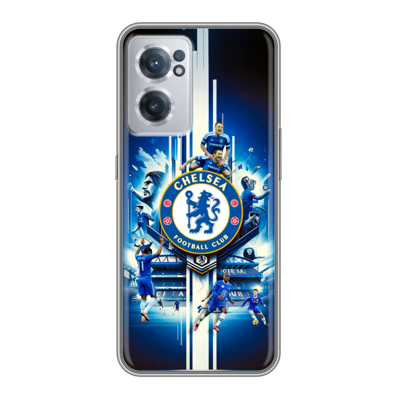 Силиконовый чехол на OnePlus Nord CE 2 5G с принтом Chelsea Челси Силиконовый чехол на OnePlus Nord CE 2 5G с принтом Chelsea Челси