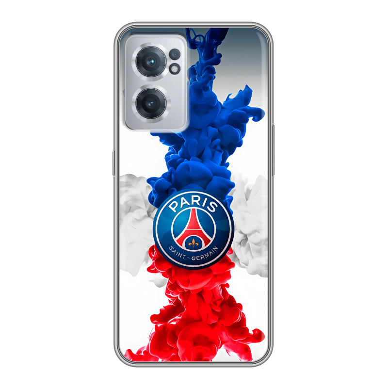 Силиконовый чехол на OnePlus Nord CE 2 5G с принтом PSG ПСЖ Силиконовый чехол на OnePlus Nord CE 2 5G с принтом PSG ПСЖ