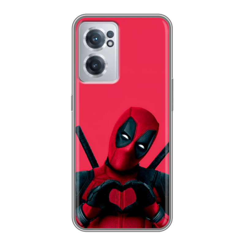 Силиконовый чехол на OnePlus Nord CE 2 5G с принтом Дедпул Deadpool Силиконовый чехол на OnePlus Nord CE 2 5G с принтом Дедпул Deadpool