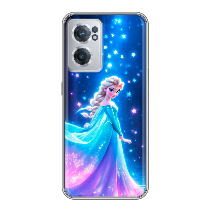 Силиконовый чехол на OnePlus Nord CE 2 5G с принтом Холодное сердце Frozen Силиконовый чехол на OnePlus Nord CE 2 5G с принтом Холодное сердце Frozen