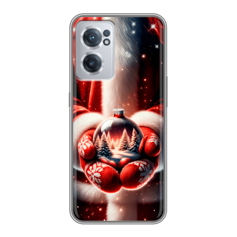 Силиконовый чехол на OnePlus Nord CE 2 5G с принтом Новый год Силиконовый чехол на OnePlus Nord CE 2 5G с принтом Новый год