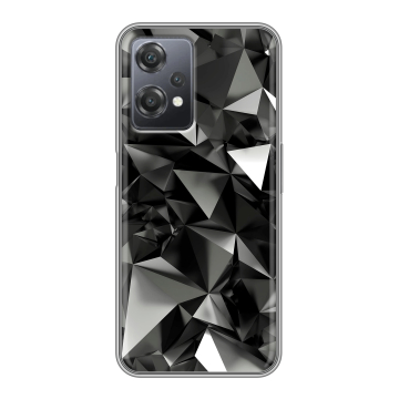 Силиконовый чехол на OnePlus Nord CE 2 Lite с принтом Черные кристаллы