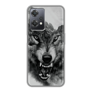 Силиконовый чехол на OnePlus Nord CE 2 Lite с принтом Волк Силиконовый чехол на OnePlus Nord CE 2 Lite с принтом Волк
