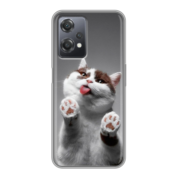 Силиконовый чехол на OnePlus Nord CE 2 Lite с принтом Коты