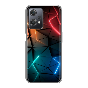 Силиконовый чехол на OnePlus Nord CE 2 Lite с принтом Абстракция неон Силиконовый чехол на OnePlus Nord CE 2 Lite с принтом Абстракция неон