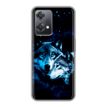 Силиконовый чехол на OnePlus Nord CE 2 Lite с принтом Волки Силиконовый чехол на OnePlus Nord CE 2 Lite с принтом Волки