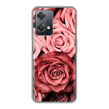 Силиконовый чехол на OnePlus Nord CE 2 Lite с принтом Цветы розы Силиконовый чехол на OnePlus Nord CE 2 Lite с принтом Цветы розы