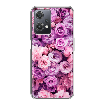 Силиконовый чехол на OnePlus Nord CE 2 Lite с принтом лавандовые розы