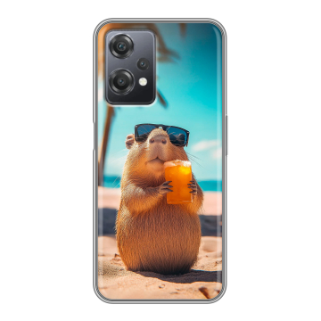 Силиконовый чехол на OnePlus Nord CE 2 Lite с принтом Капибара Силиконовый чехол на OnePlus Nord CE 2 Lite с принтом Капибара