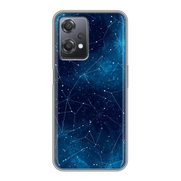 Силиконовый чехол на OnePlus Nord CE 2 Lite с принтом Космос звезды