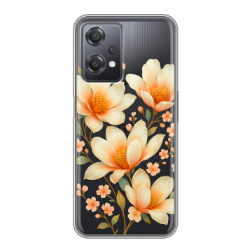 Силиконовый чехол на OnePlus Nord CE 2 Lite с принтом Цветы