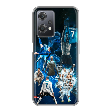 Силиконовый чехол на OnePlus Nord CE 2 Lite с принтом Реал Роналдо Силиконовый чехол на OnePlus Nord CE 2 Lite с принтом Реал Роналдо