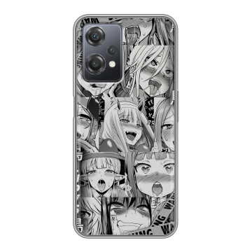 Силиконовый чехол на OnePlus Nord CE 2 Lite с принтом Ahegao Ахегао Аниме