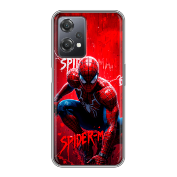 Силиконовый чехол на OnePlus Nord CE 2 Lite с принтом Spiderman Человек паук Силиконовый чехол на OnePlus Nord CE 2 Lite с принтом Spiderman Человек паук
